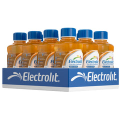 Electrolit orange bottle front view ready for on-the-go hydration.