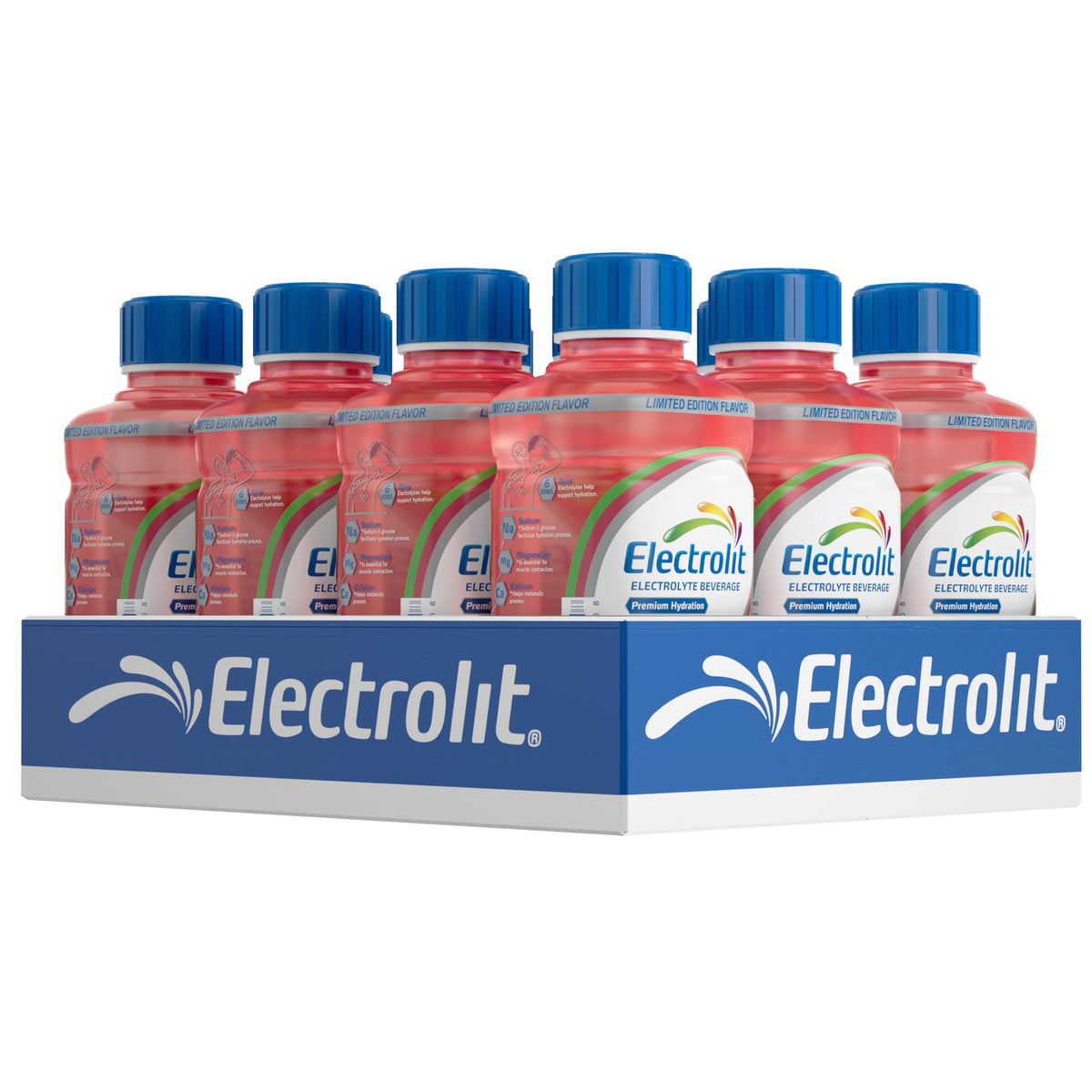 Electrolit Watermelon-Lime bottle front, ready for active hydration