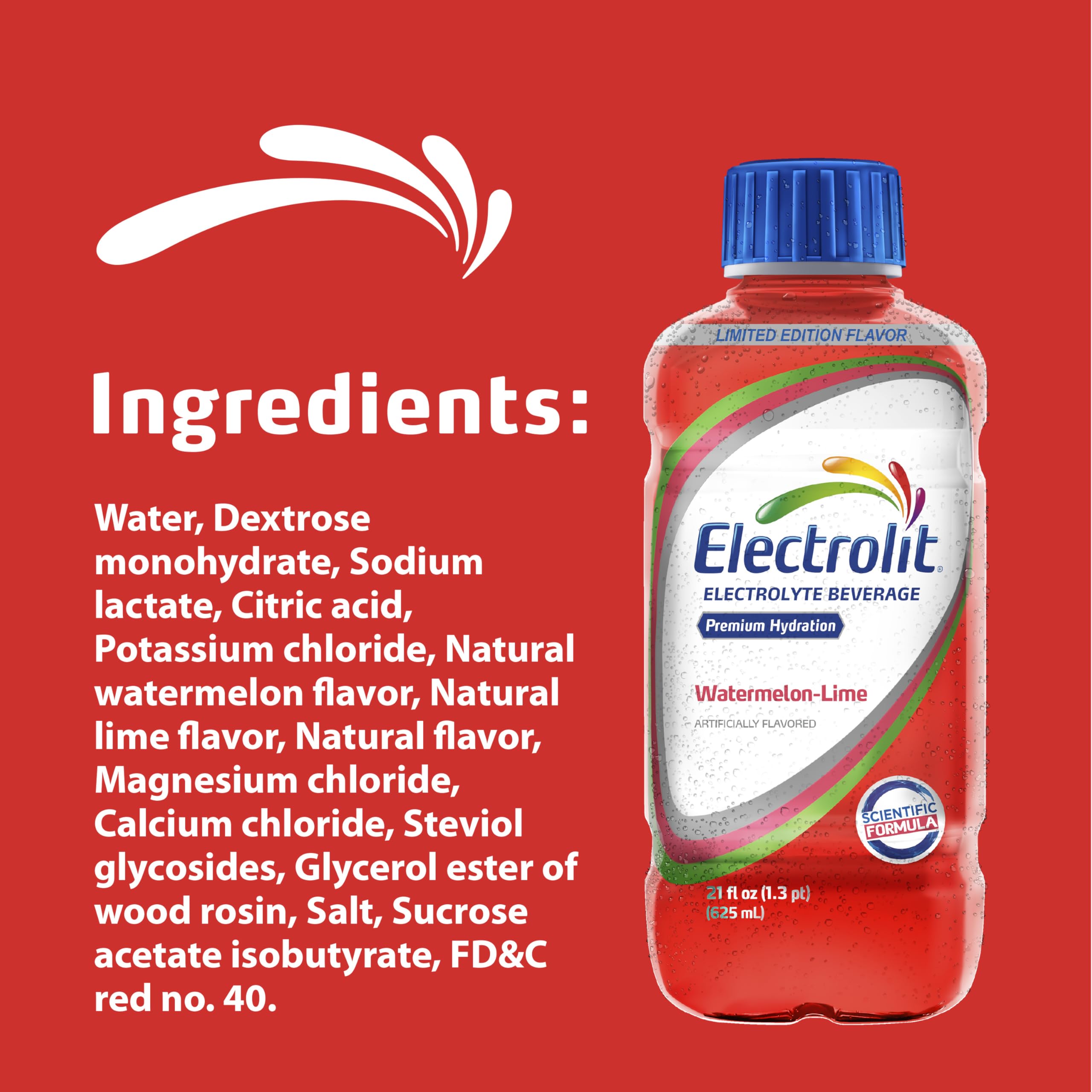 Electrolit Watermelon-Lime bottle in a gym bag for quick refreshment