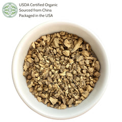 Elanen Naturals elecampane root sifted for smooth tincture preparation.