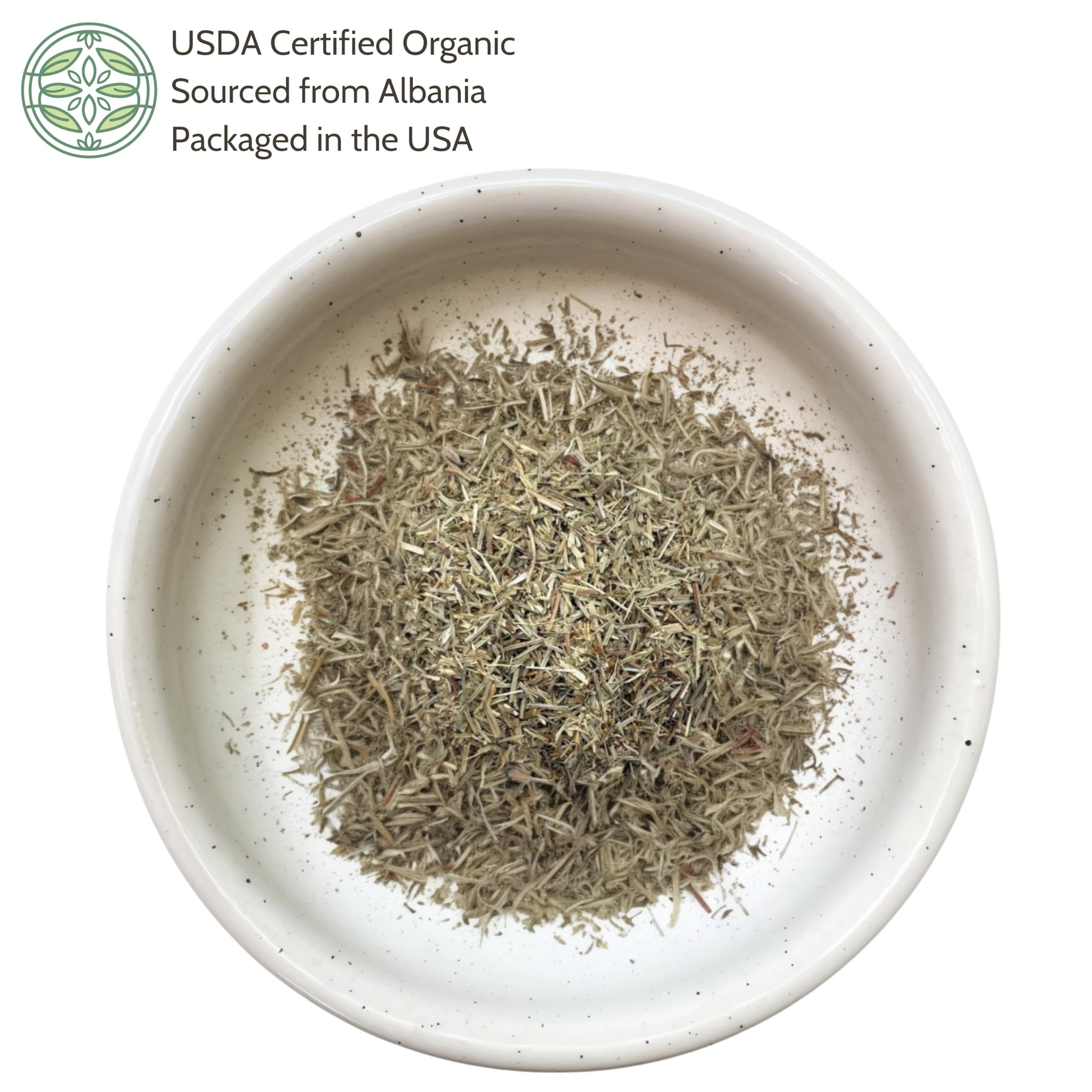 Elanen Naturals Horsetail loose leaf tea ready for infusion