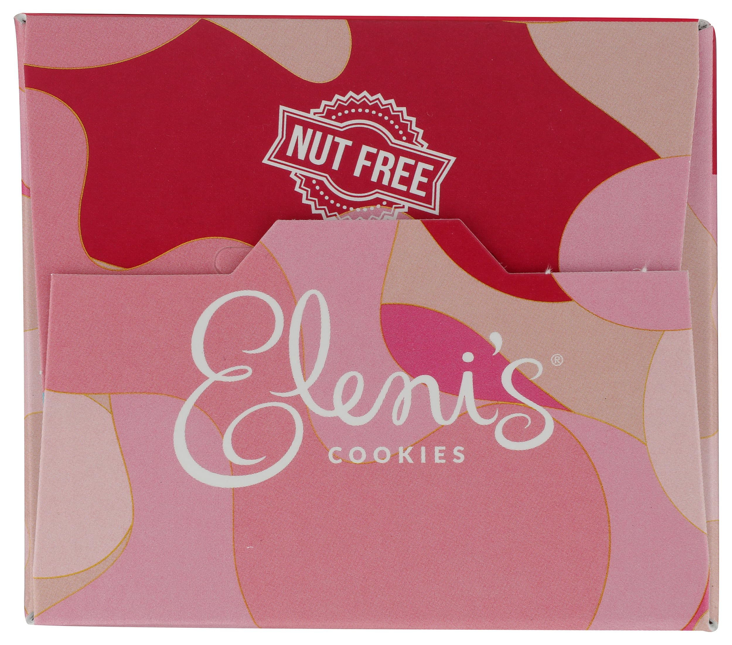 Eleni's New York Pink Sugar Crisp texture close-up, crumb and sugar sparkle.