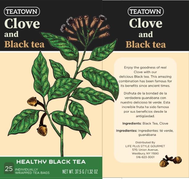 Elephant Park clove black tea hot brew with robust aroma and body.