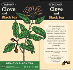 Elephant Park clove black tea hot brew with robust aroma and body.