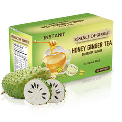 Elephant Park Essence of Ginger Soursop tea packaging with convenient sachets.
