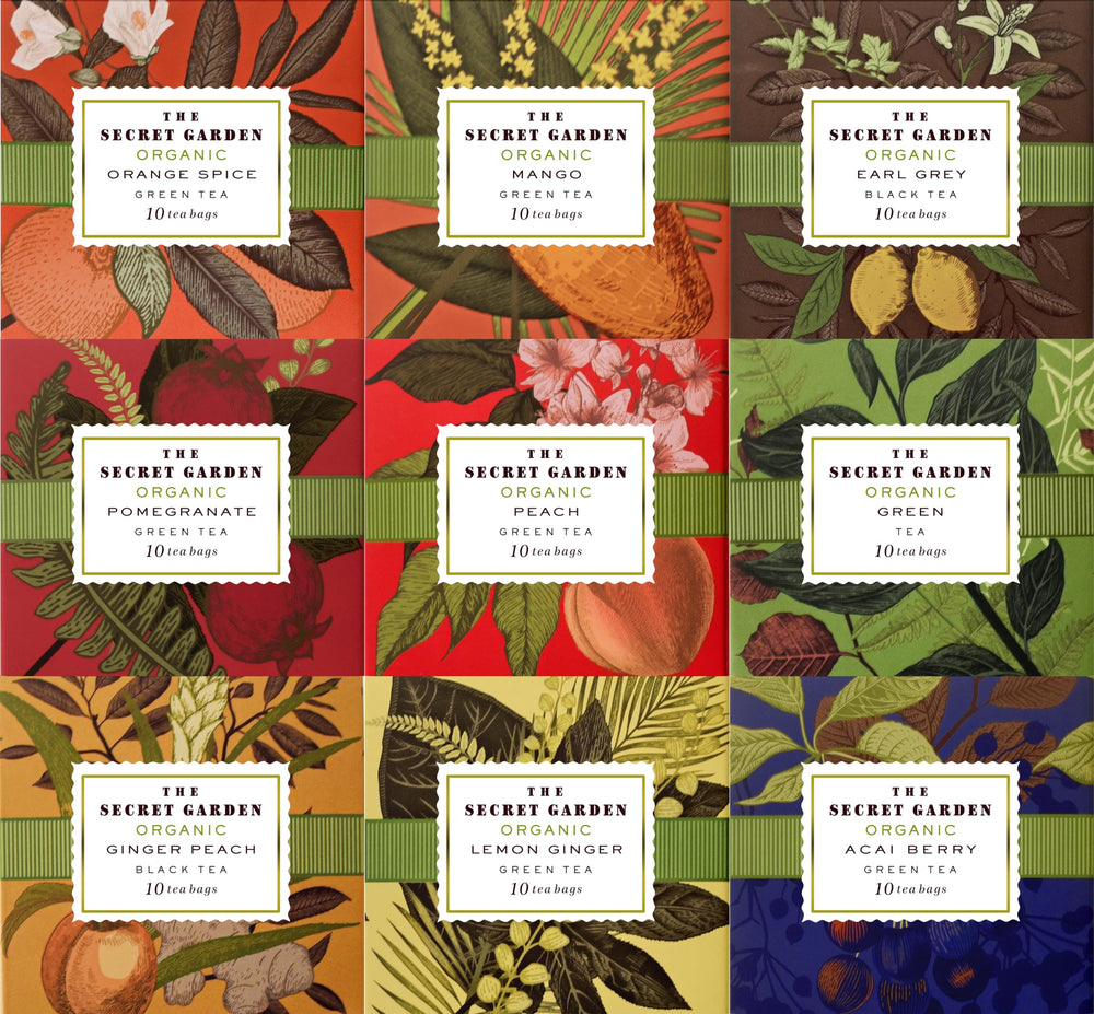 Elephant Park holiday tea sampler box offers nine gourmet flavors for festive gifting.