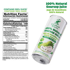 ELEPHANT WORLD Soursop juice bottle pour, ready for smoothies or water.