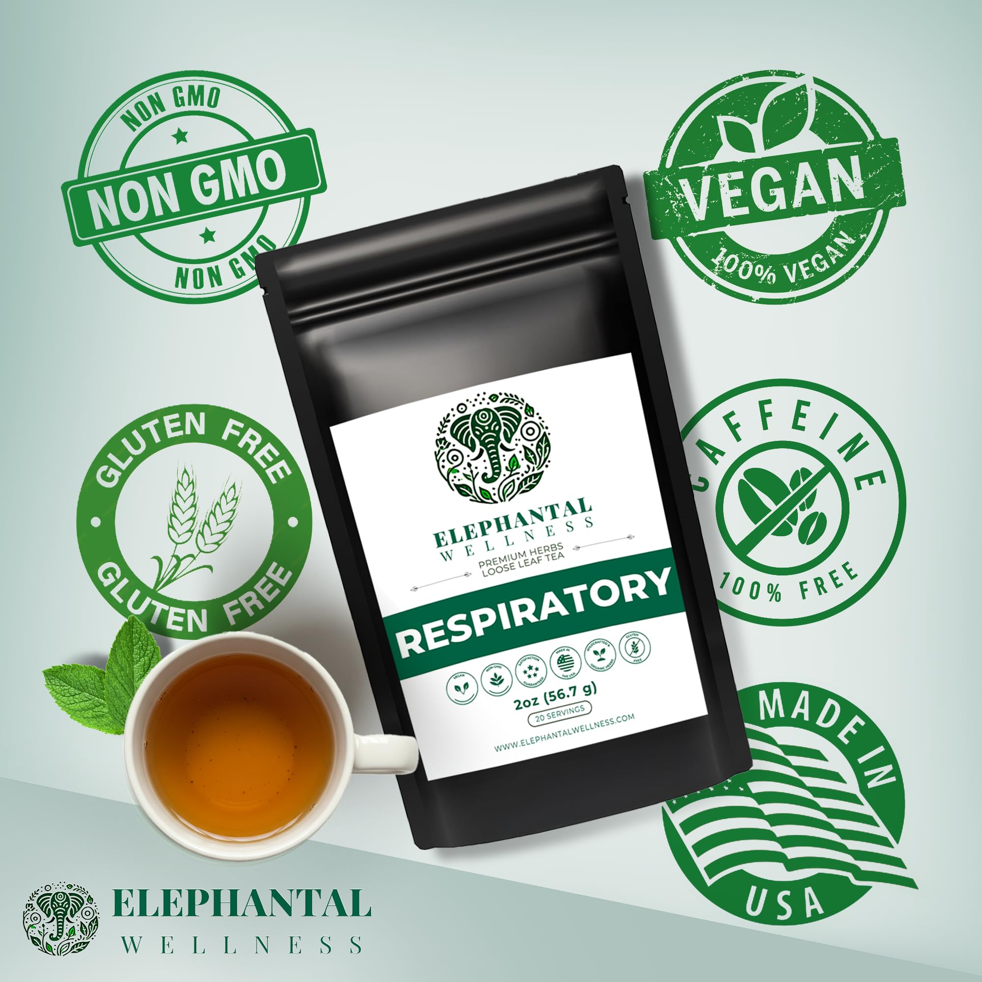 Elephantal Wellness Aromatic eucalyptus steam aiding clear breathing on congested days