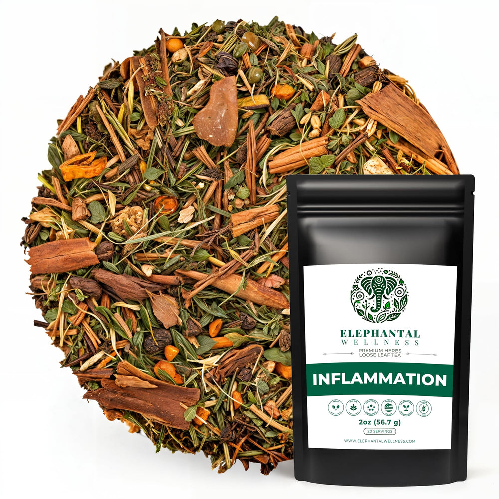 Elephantal Wellness turmeric-boswellia tea for daily joint comfort.