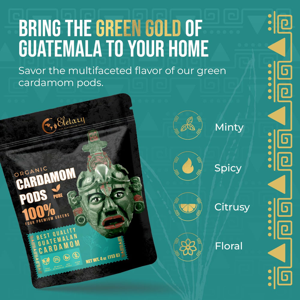 Eletary cardamom pods ideal for Indian cuisine with vibrant aroma.