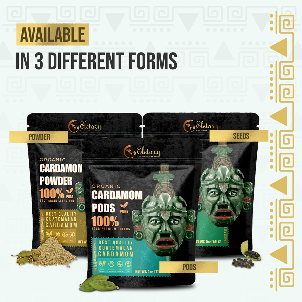 Eletary sustainably harvested Guatemala cardamom pods for ethical spice.