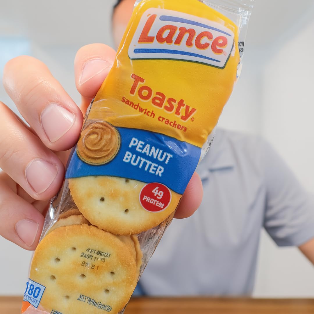 ELI&VAL Lance Toasty Peanut Butter Sandwich Crackers 40 pack bulk storage
