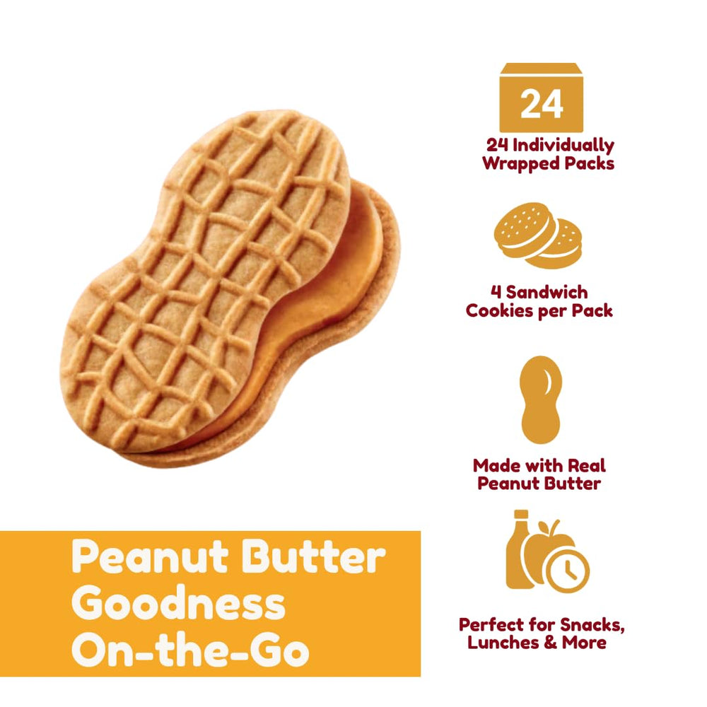 ELI&VAL Nutter Butter 24-pack display for bulk snacking