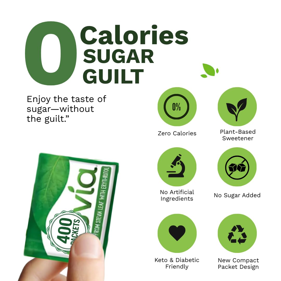 ELI&VAL Truvia zero-calorie sweetener for sugar-reduced recipes.