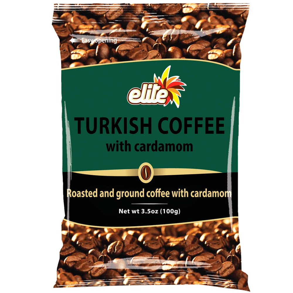 Elite Turkish Coffee with Cardamom: premium flavor and easy portion control for gatherings.