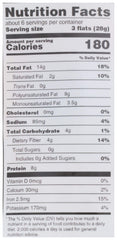 Ingredients closeup featuring hemp and wholesome grains in Ella's Flats Hemp Crisp.