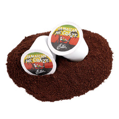 Ellis Coffee Jamaican Me Crazy pods, convenient single-serve for Keurig brewers.