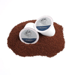 Ellis Coffee Presidential Light Roast pods packaging close-up for premium presentation