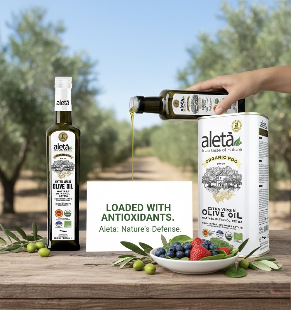 Ellora Farms Aleta gourmet kitchen—versatile finishing oil.