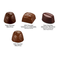 Elmer Chocolate Hershey Pot of Gold heart box milk and dark chocolates variety
