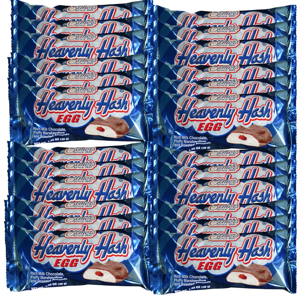 Elmer's Heavenly Hash Eggs in gold wrap, perfect Easter treat for gifting and sharing.