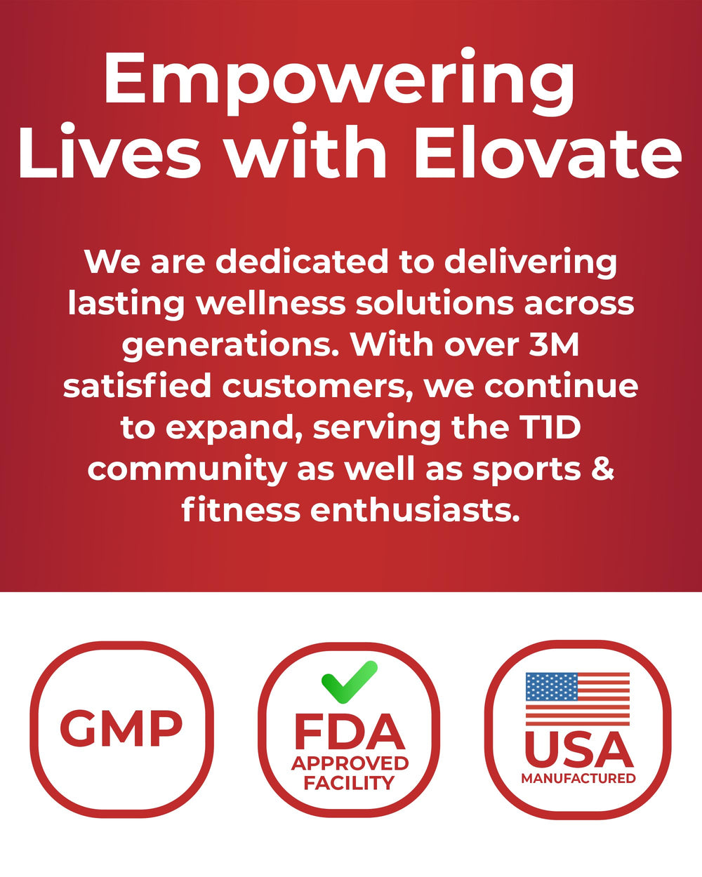 Elovate 15 glucose powder close-up with fine, drinkable texture.