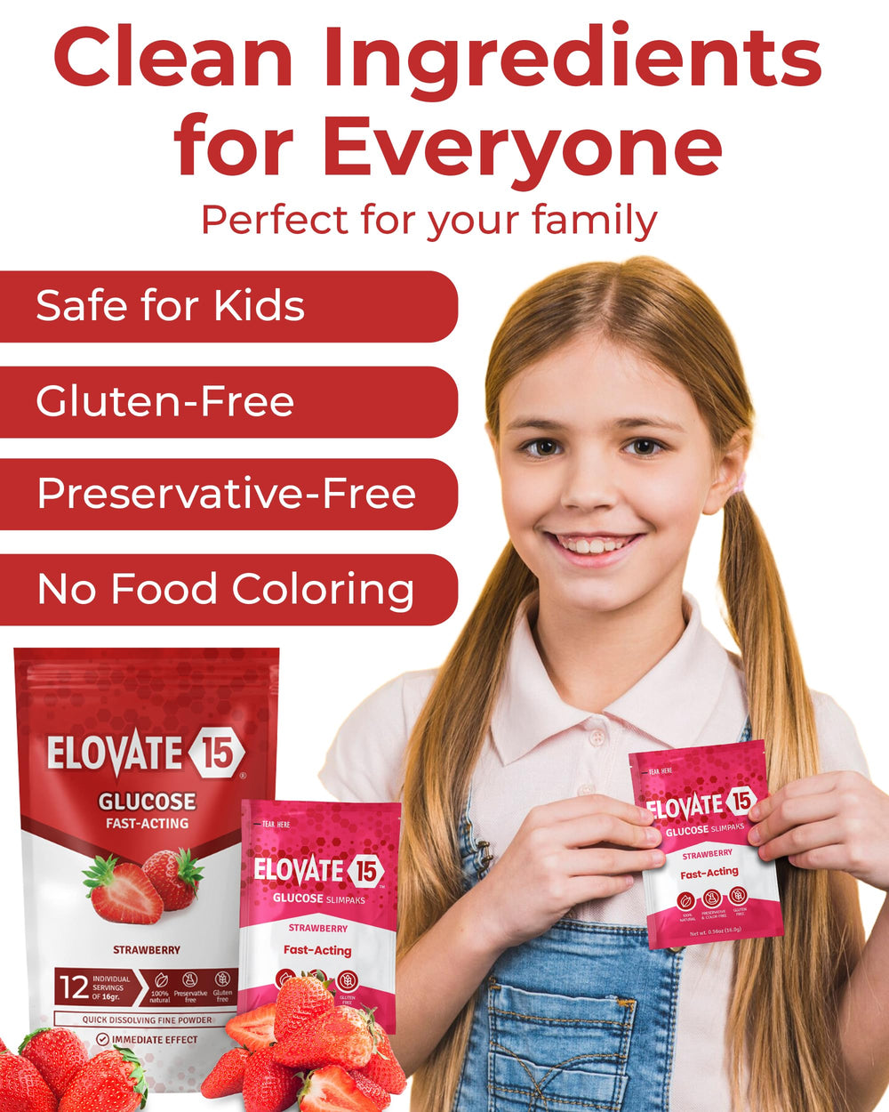 Elovate 15 packets in hand highlighting portability on the move.
