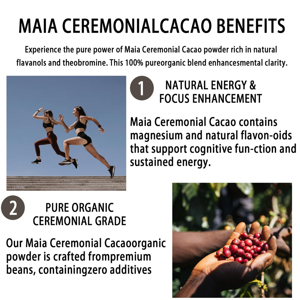 Cacao beverage glass featuring Maia for a soothing afternoon reset.