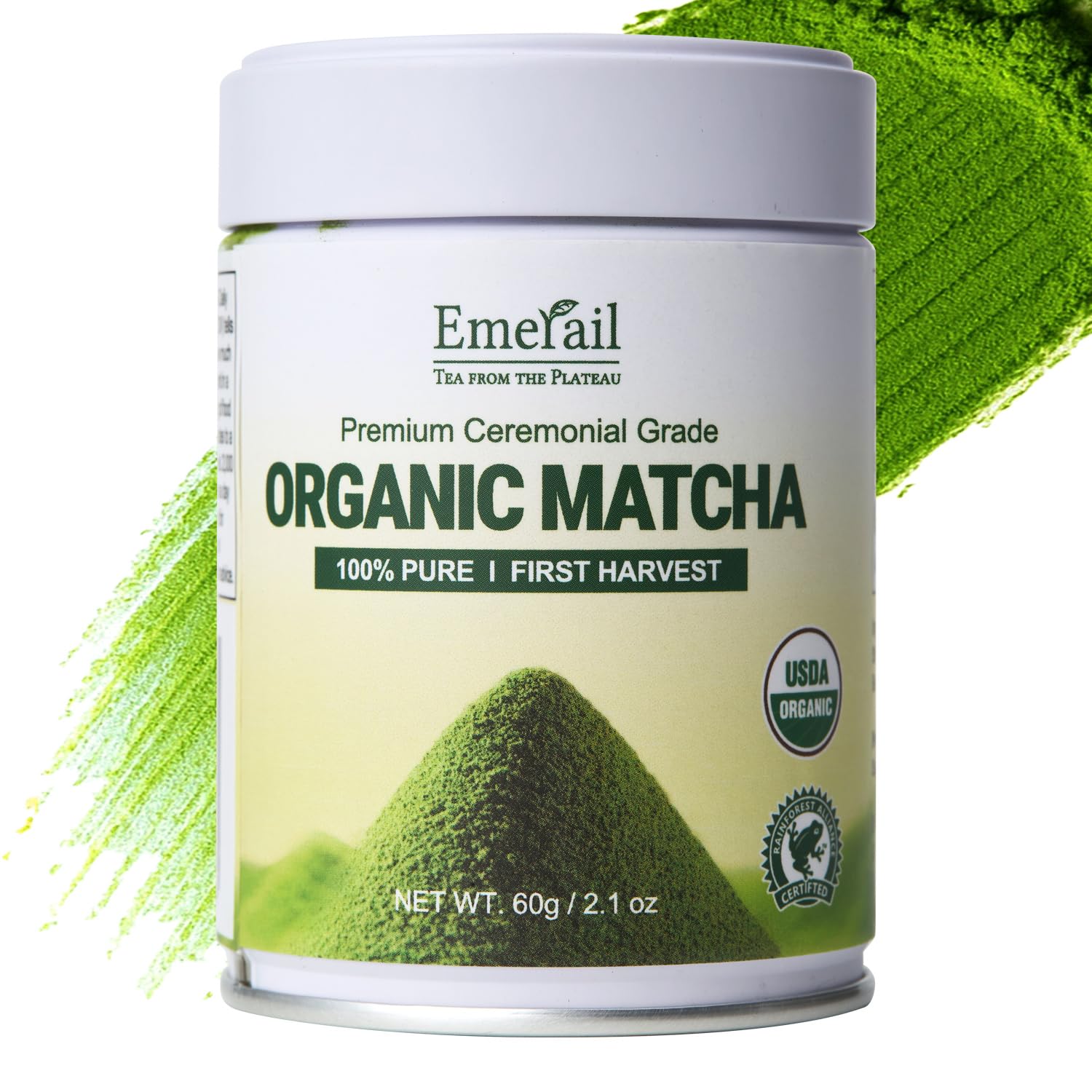 Emerail ceremonial matcha tin 60g for authentic daily rituals
