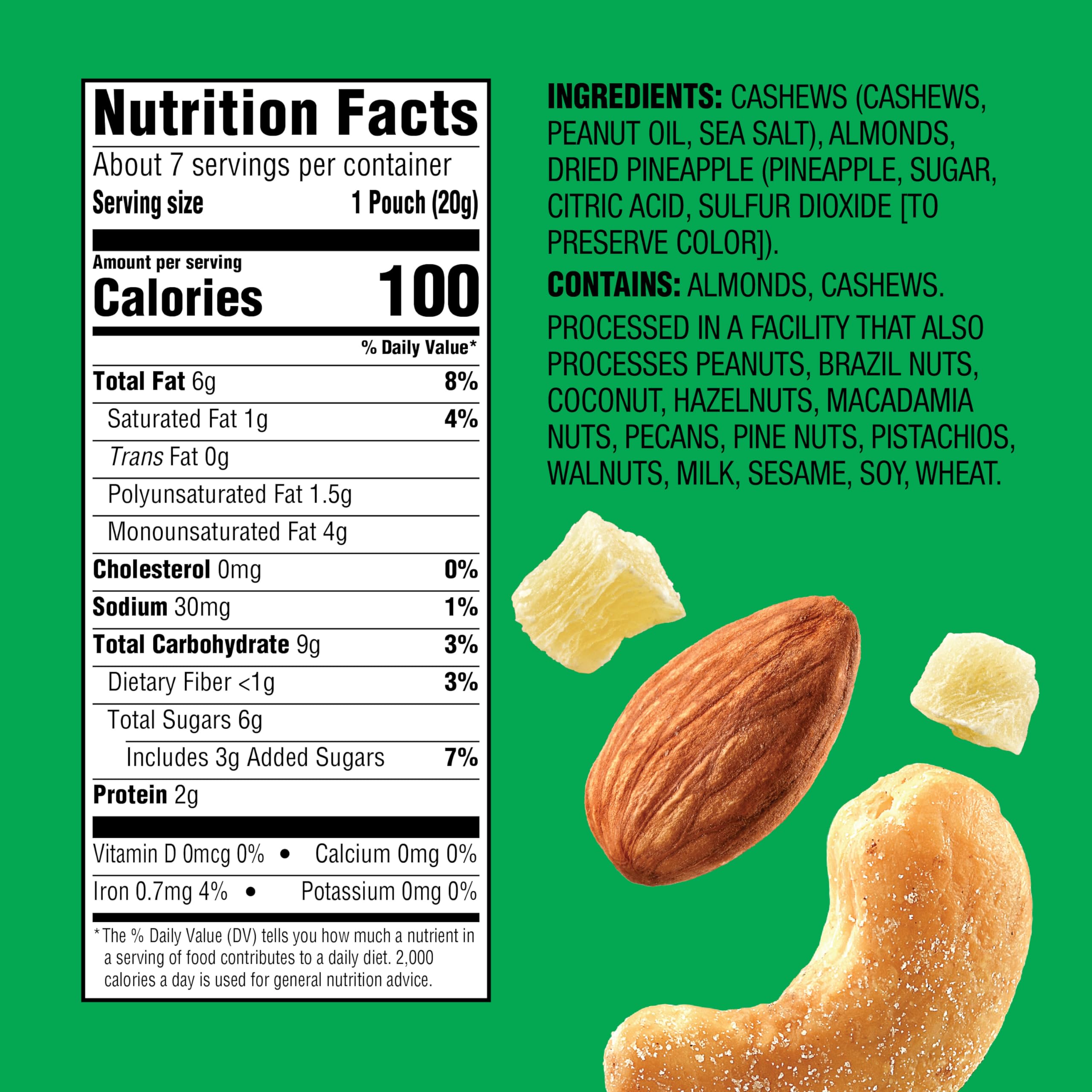 Emerald 100-calorie on-the-go pack for portion-controlled snacking.