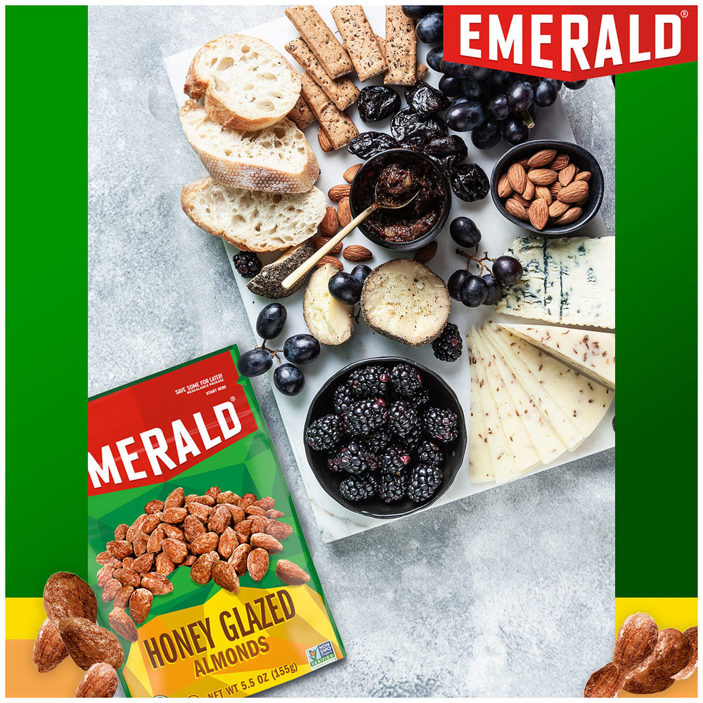 Emerald Honey Glazed Almonds small-batch kettle handcrafted aroma