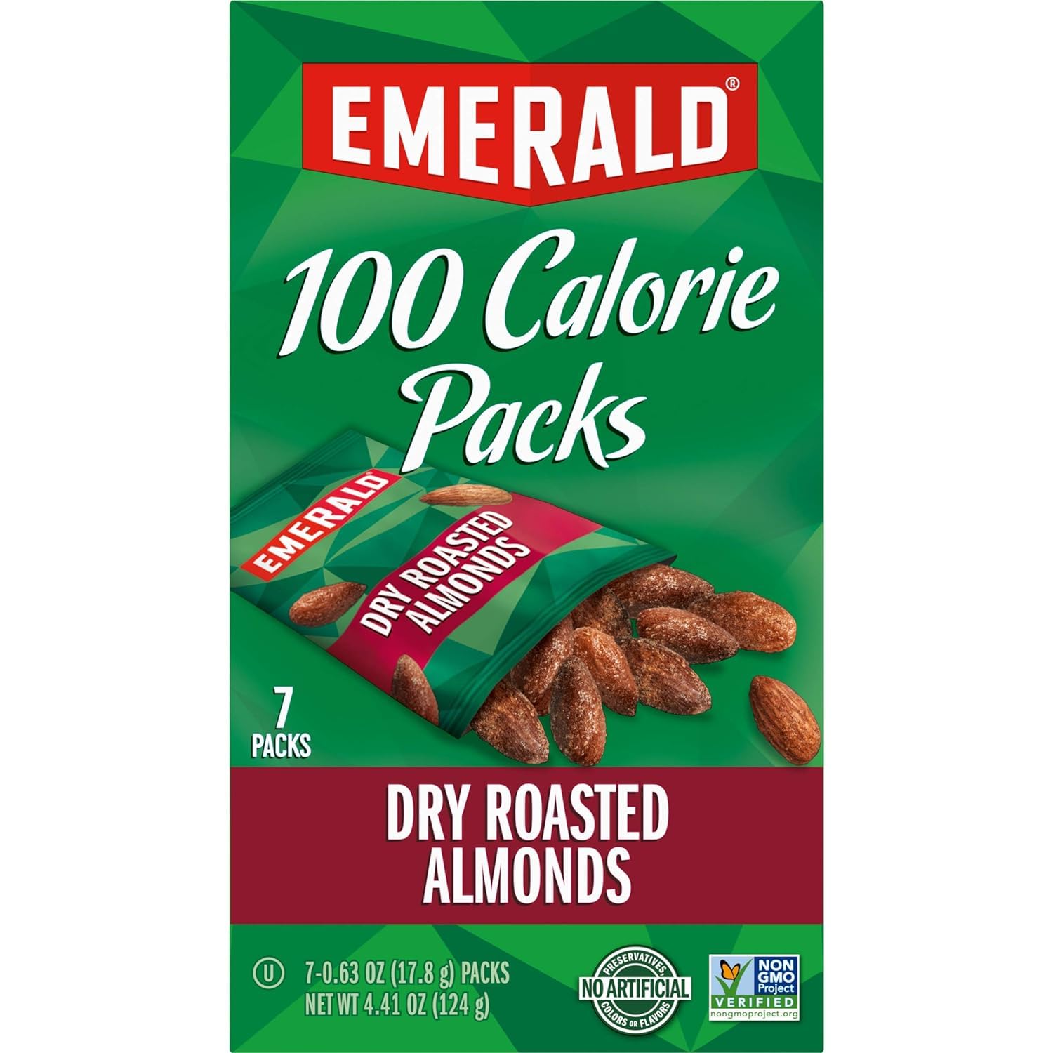 Emerald individually wrapped snack pack ideal for lunches and travel.