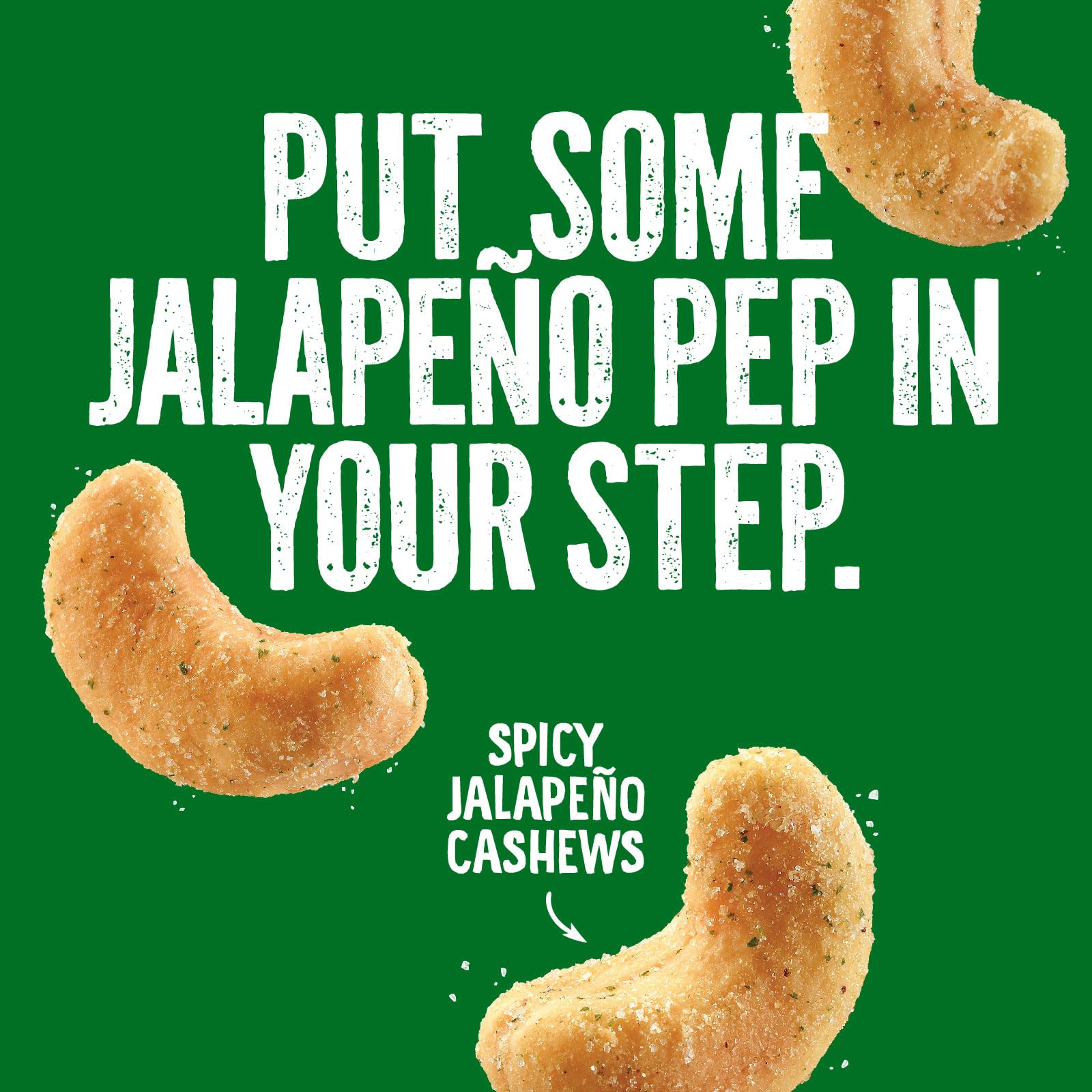 Emerald Jalapeno Cashews in a bowl ready for a spicy crunch.
