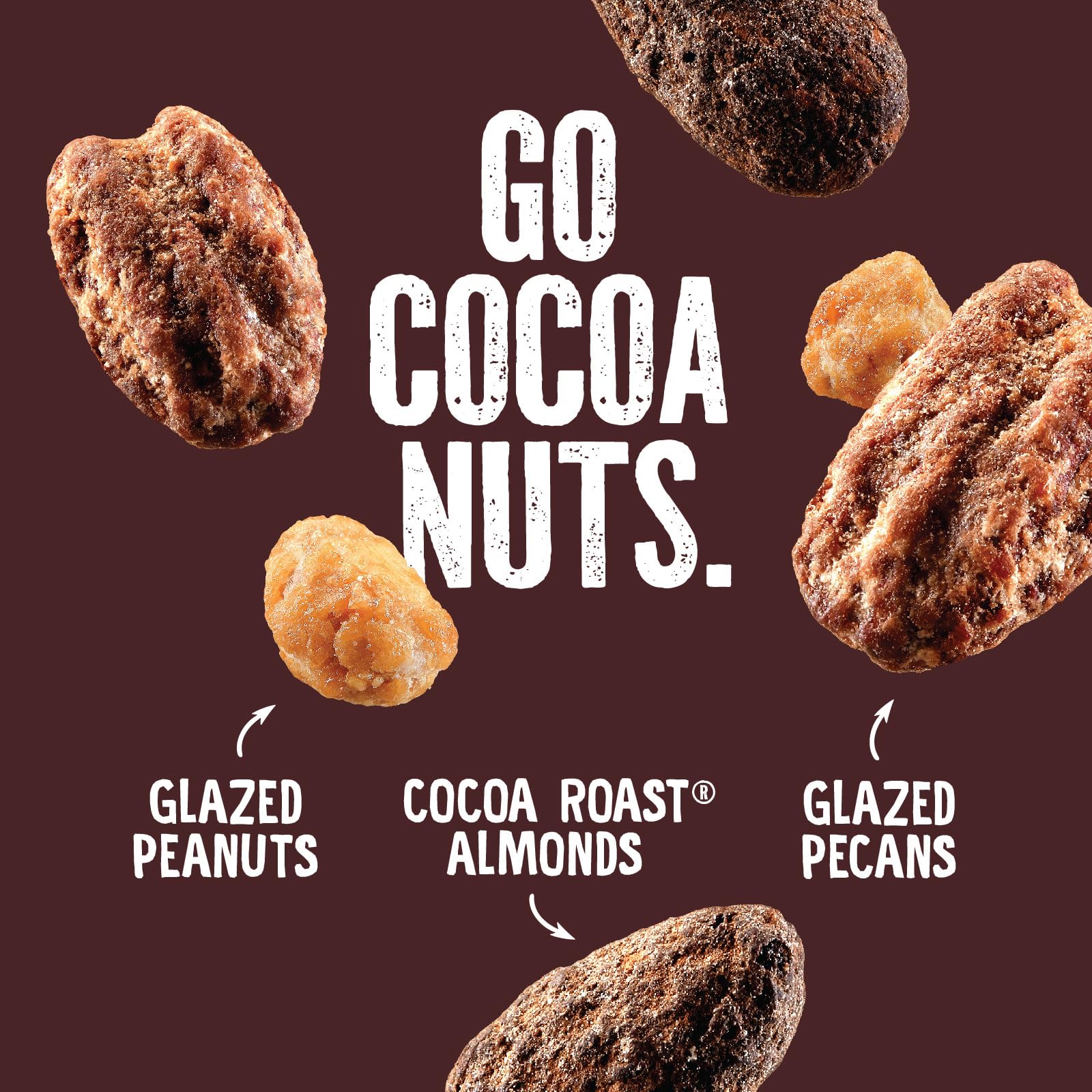 Emerald Kettle Glazed Pecans as a snack-ready treat.