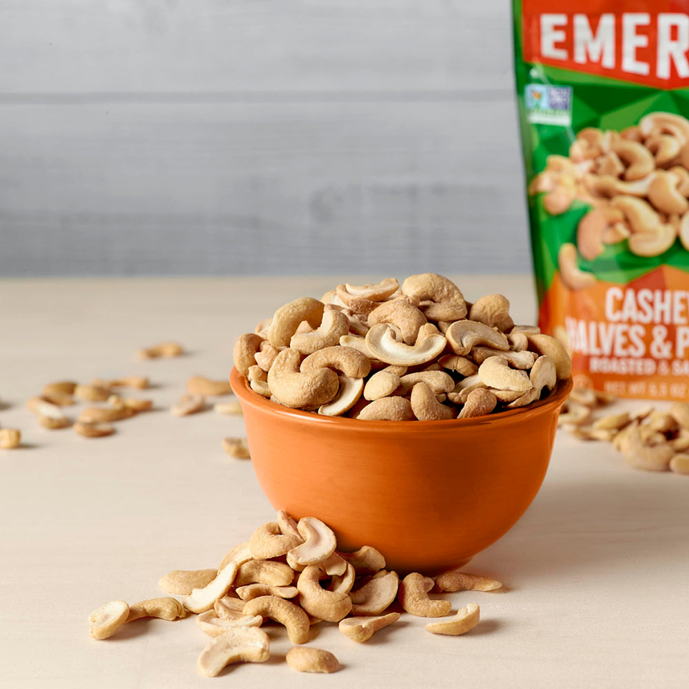 Emerald kosher non-GMO label, quality snacking you can trust.
