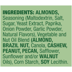 Emerald almonds with unique seasoning blend for a bold, nutty bite.