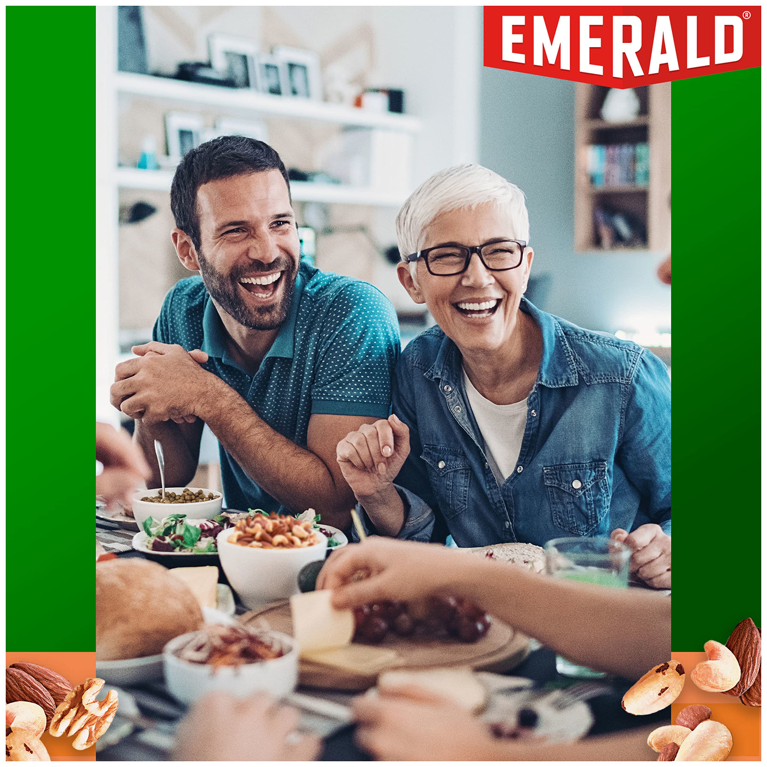Emerald plant-based protein snack—each serving offers a satisfying crunch.