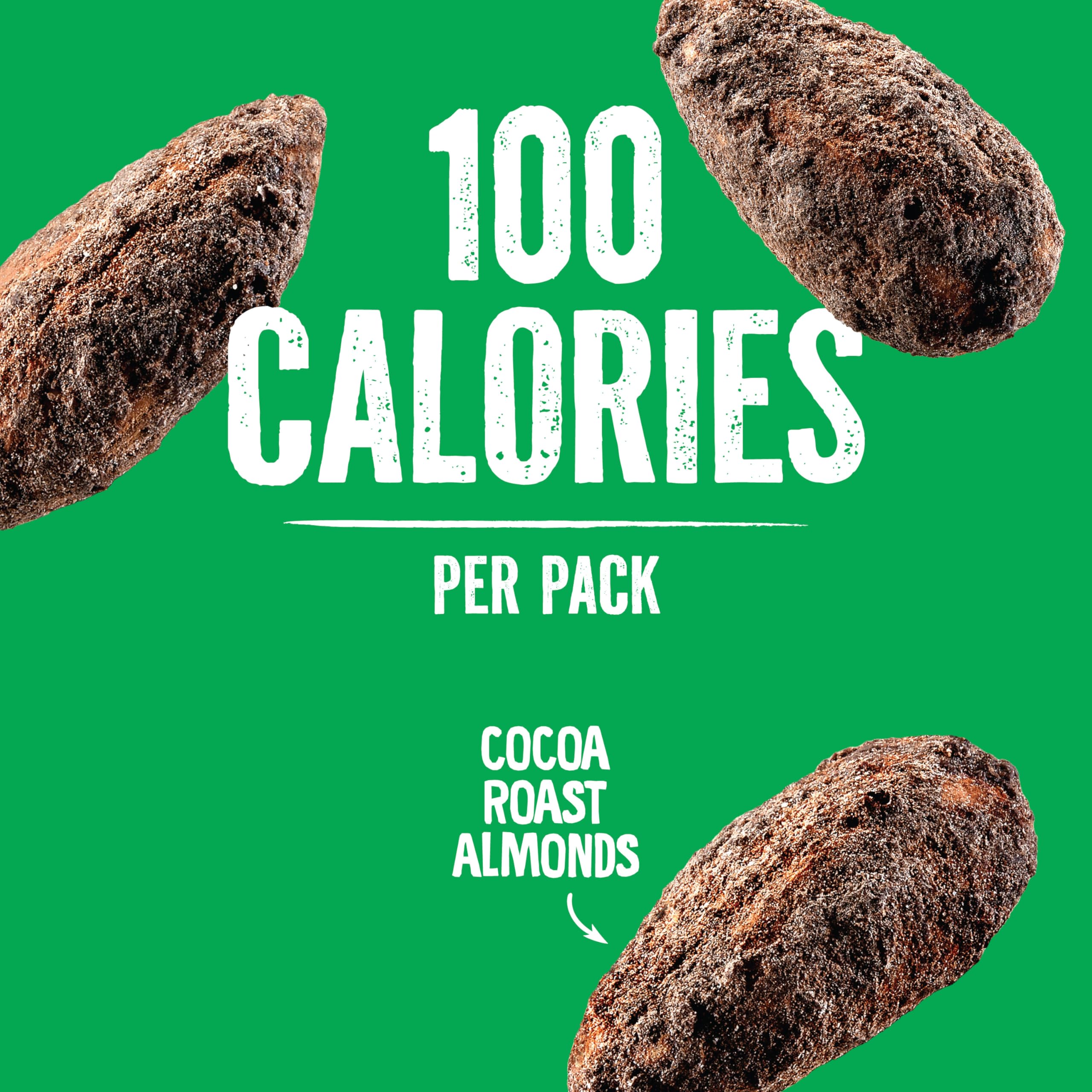 Non-GMO Emerald almonds with cocoa roast for natural flavor