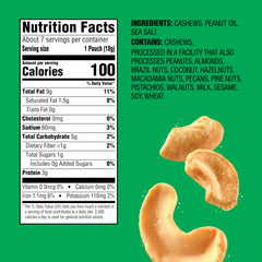 Emerald Nuts 100-calorie pack open, showing portion-controlled convenience.