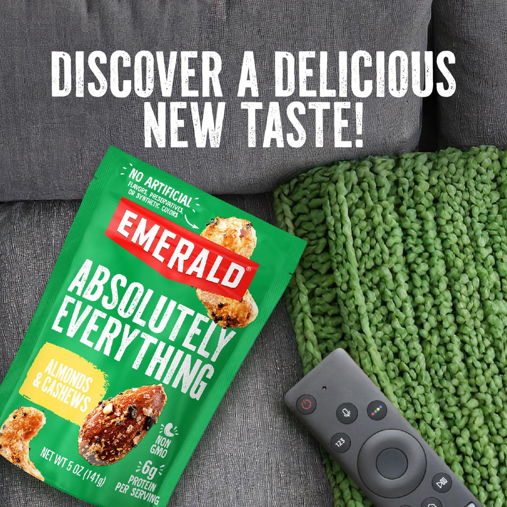 Emerald Absolutely Everything nutrition label close-up highlighting 6g protein per serving.