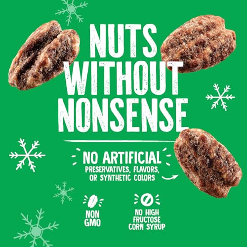 Emerald Cinnamon Toffee Pecans reseal bag maintains freshness