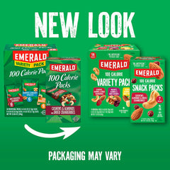 Emerald Nuts kosher-certified label on cashews, signaling trusted quality.
