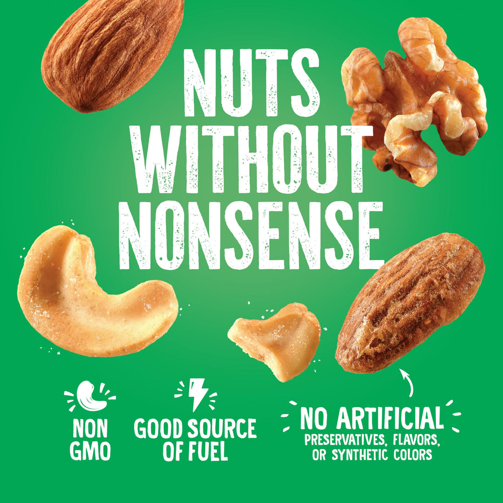 Emerald Nuts kosher-certified seal shown for quality