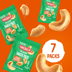 Emerald Nuts non-GMO badge highlighting wholesome ingredients.