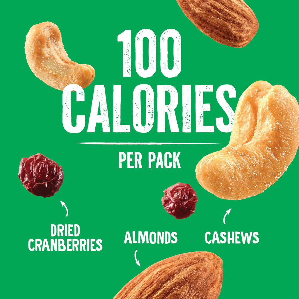 Non-GMO label highlighted on Emerald Nuts blend
