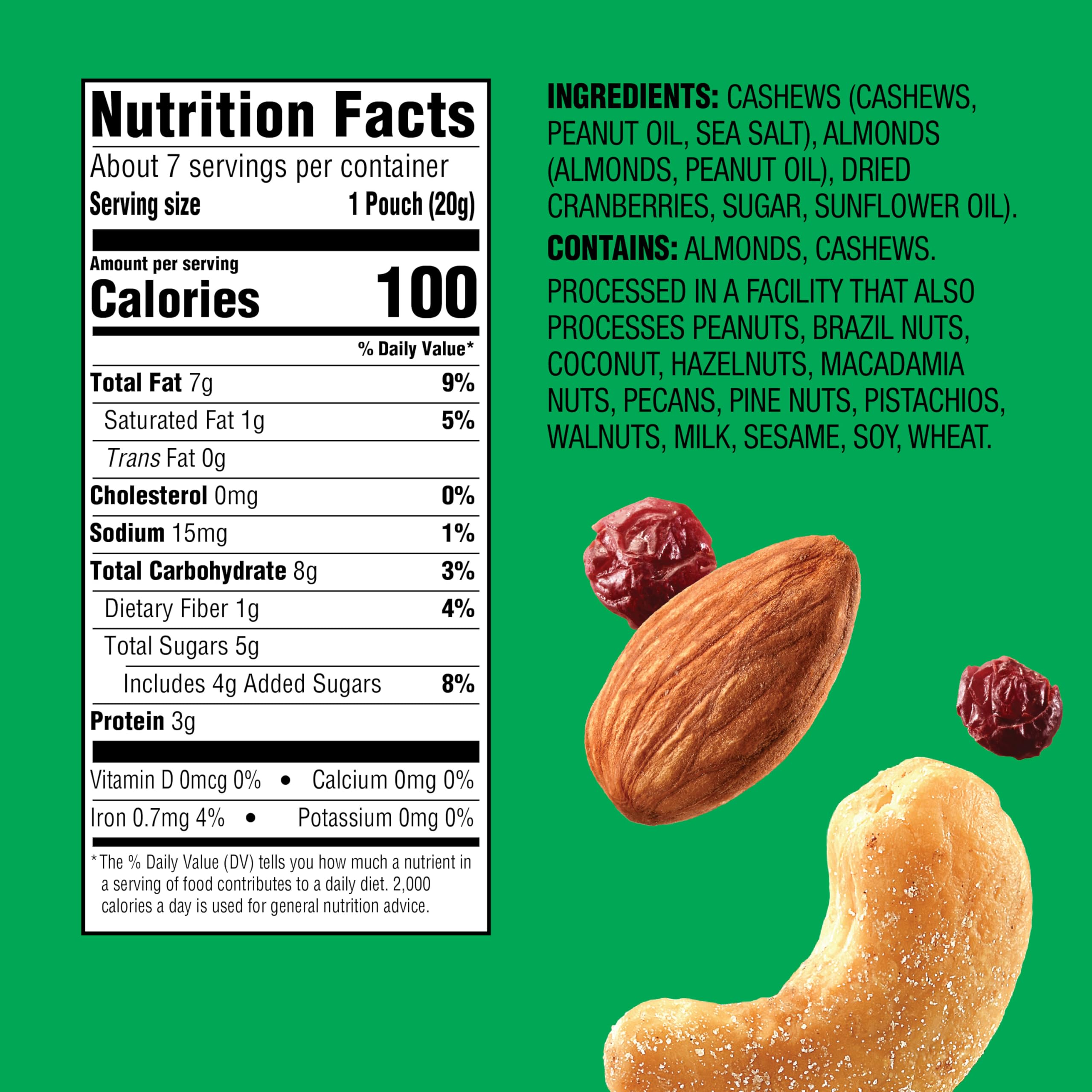 Portioned Emerald Nuts packs ready for on-the-go use