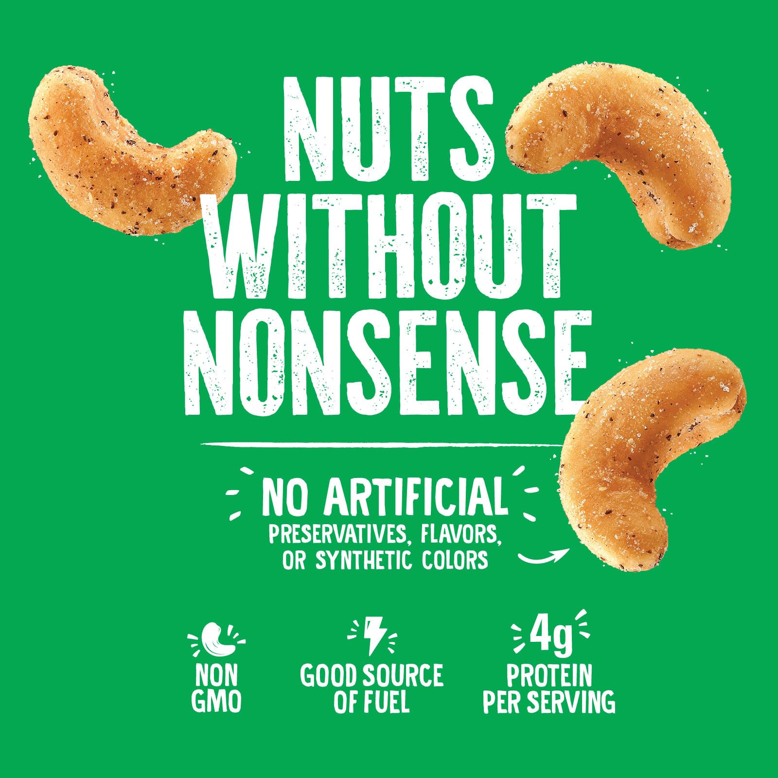 Emerald Salt and Pepper Cashews on charcuterie board pair well with meats.