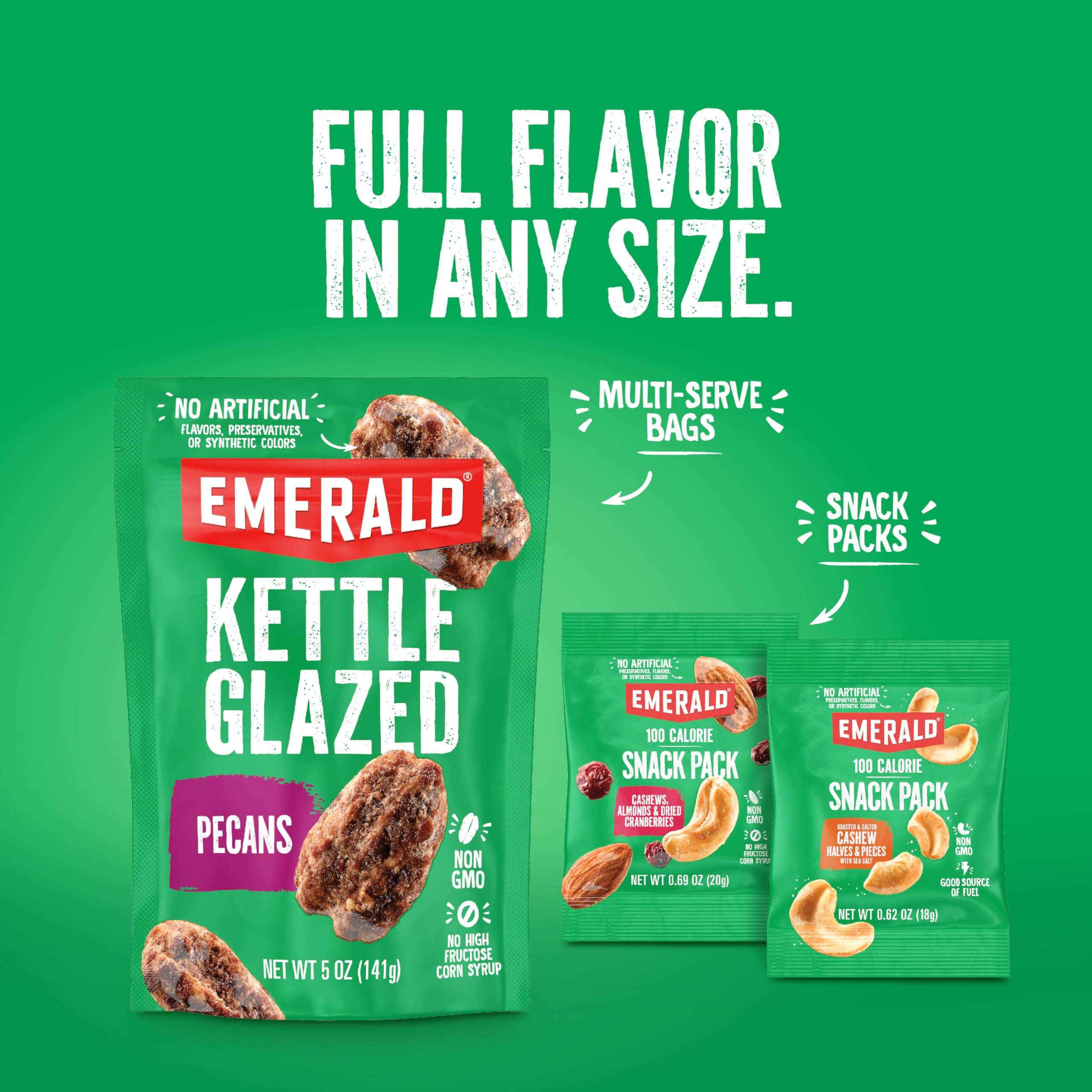 Emerald Salt and Pepper Cashews gift-pack idea for entertaining.