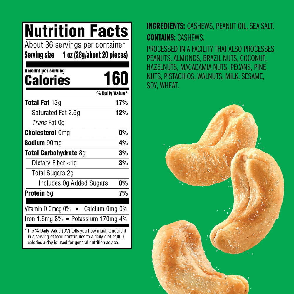 Emerald whole cashews close-up showing creamy texture.