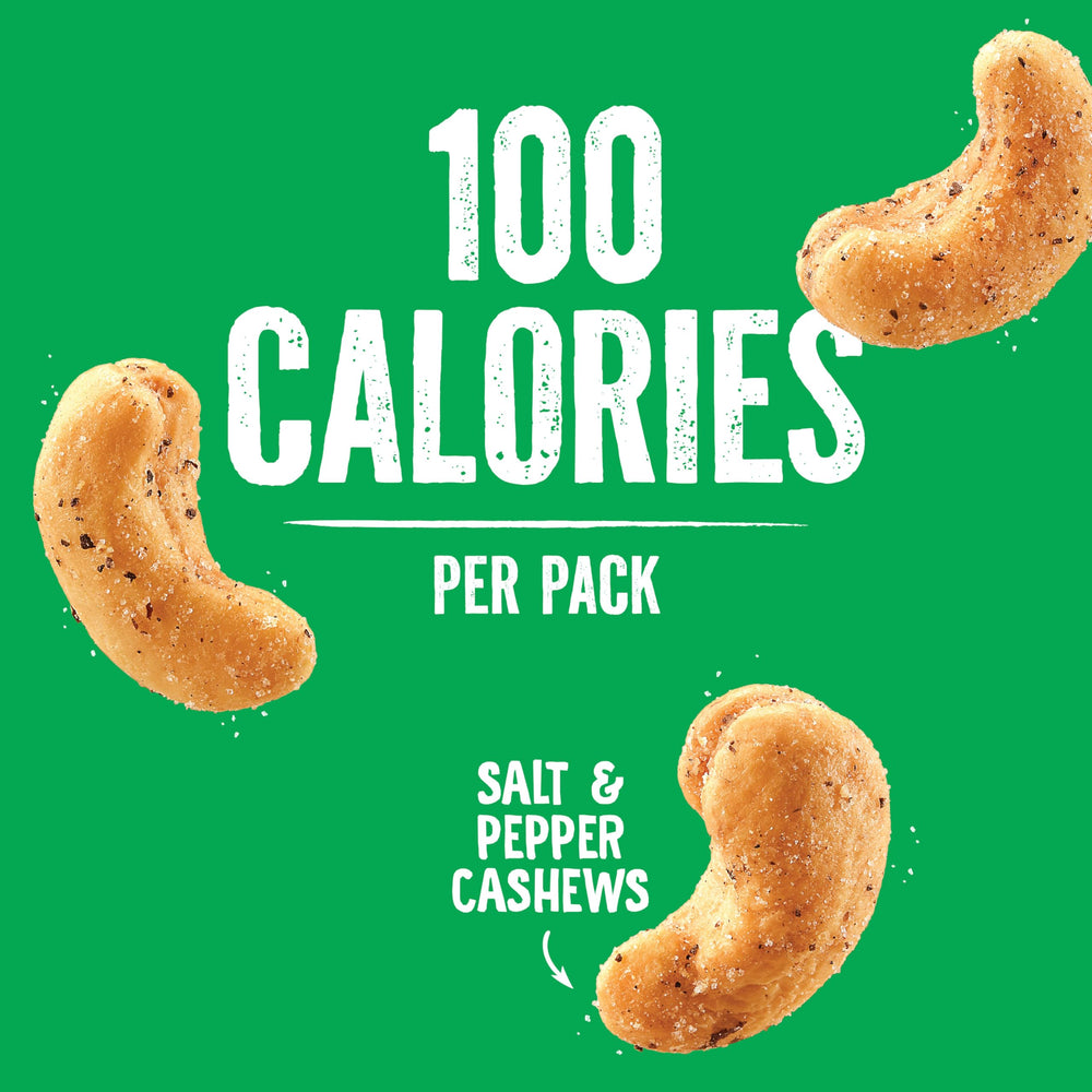 Emerald Salt and Pepper Cashews Kosher certified label signals quality.